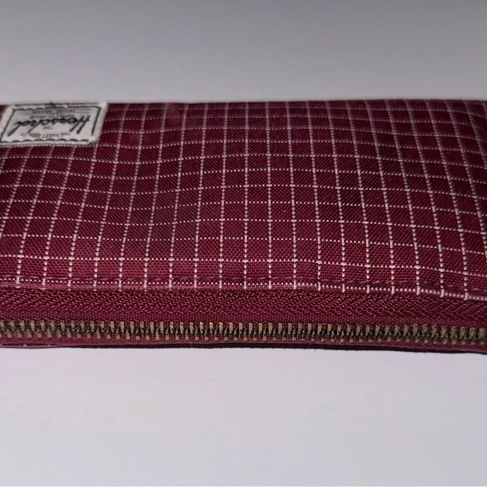 Herschel Supply Company  zip around maroon wallet